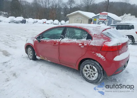 2013 Kia Rio Ex из США, поврежденный, VIN KNADN5A31D6192487